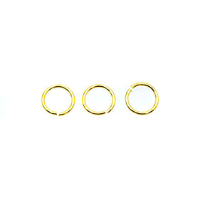 7FI222-G: JumpRing Gold 7mm 19GA 300PC/25GM