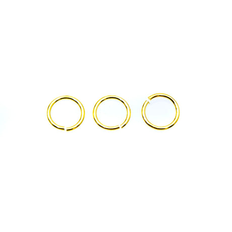 7FI222-G: JumpRing Gold 7mm 19GA 300PC/25GM