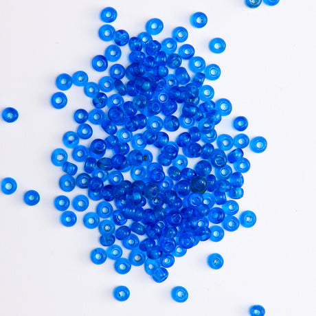 7SV100-10: Vintage Venetian Transparent Medium Blue 7/0 250 Grams