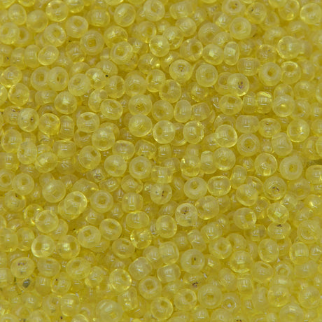 7SV100-3: Vintage Venetian Transparent Dusty Yellow 7/0 250 Grams