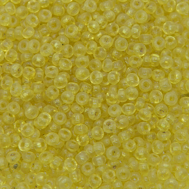 7SV100-3: Vintage Venetian Transparent Dusty Yellow 7/0 250 Grams