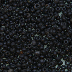 7SV100-5: Vintage Venetian Opaque Jet Black 7/0 250 Grams