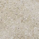 7SV212-Q: Vintage Venetian Seed Bead Clear #1 Square Hole 7/0 - 500 Grams