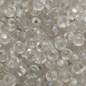 7SV212-QUR: Vintage Venetian Clear #1 Square Hole Frosted 7/0 50 Gram Bag