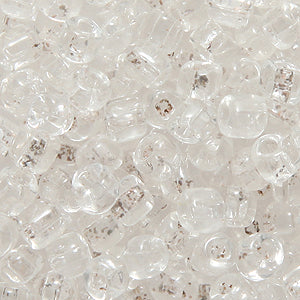 7SV212-Q: Vintage Venetian Seed Bead Clear #1 Square Hole 7/0 - 500 Grams
