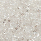 7SV212-Q: Vintage Venetian Seed Bead Clear #1 Square Hole 7/0 - 500 Grams