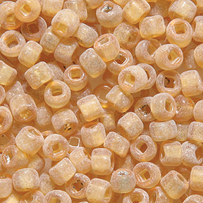 7SV253-17R: Vintage Venetian Transparent Gold #17 Frosted 7/0 50 Gram Bag