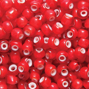 7SV7707R: Antique VEN White Heart Cherry #1 7/0 50 Gram Bag