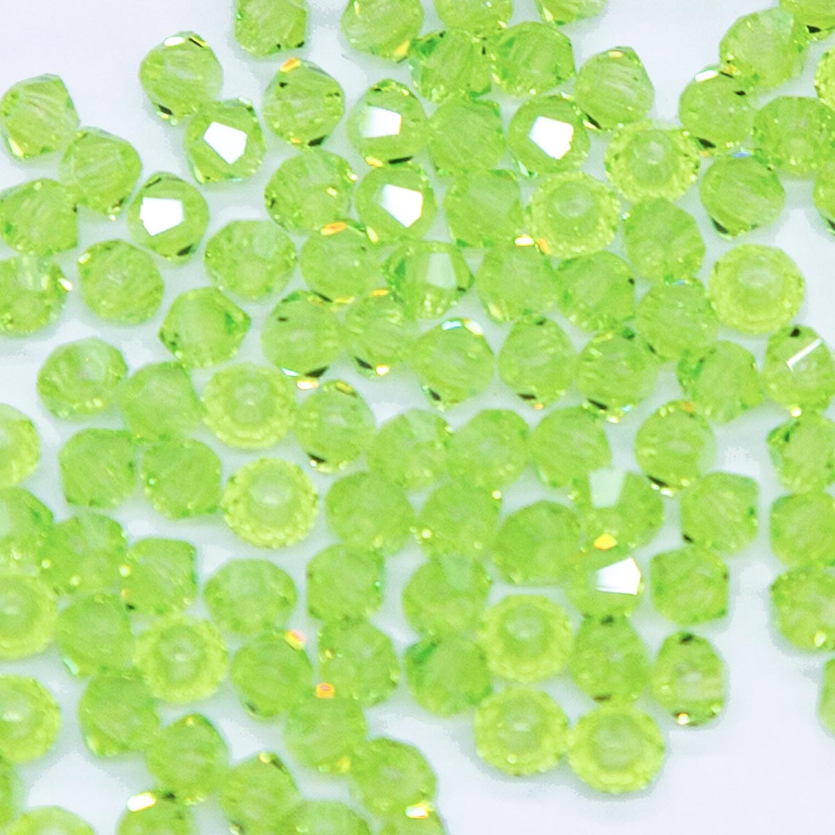 80CC282-L: Preciosa Czech Crystal Diamond Limecicle 3mm 144Pc