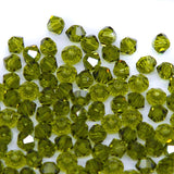 80CC283: Preciosa Crystal Dia Olivine 3mm-144PC