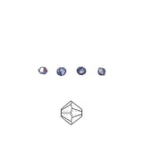 80CC512-E: Preciosa Crystal Dia Crystal Valentinite 3mm-144PC