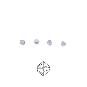 80CC512: Preciosa Crystal Dia Crystal AB 3mm-144PC