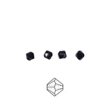 82CC109: Preciosa Crystal Dia Jet 4mm-144PC