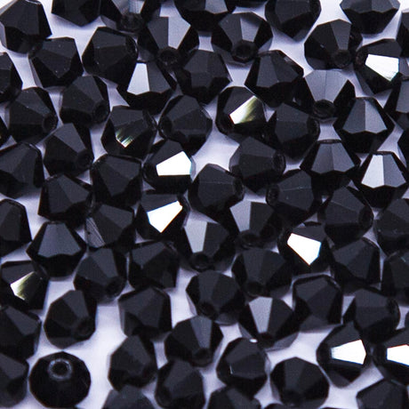 82CC109: Preciosa Crystal Dia Jet 4mm-144PC