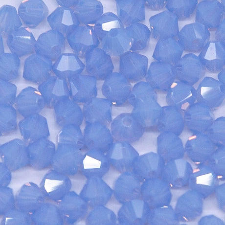 82CC270: Preciosa Crystal Dia Lt Sapphire Opal 4mm-144PC