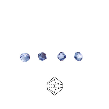 82CC512-E: Preciosa Crystal Dia Crystal Valentinite 4mm-144PC