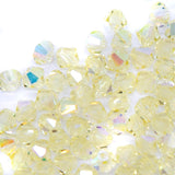 82CC522: Preciosa Crystal Dia Jonquil AB 4mm-144PC