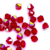 82CC542-FS: Preciosa Crystal Dia Lt Siam Ab2x 4mm 30PC