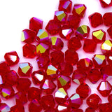 82CC542: Preciosa Crystal Dia Lt Siam AB 4mm-144PC