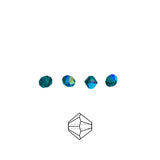 82CC586: Preciosa Crystal Dia Emerald AB 4mm-144PC