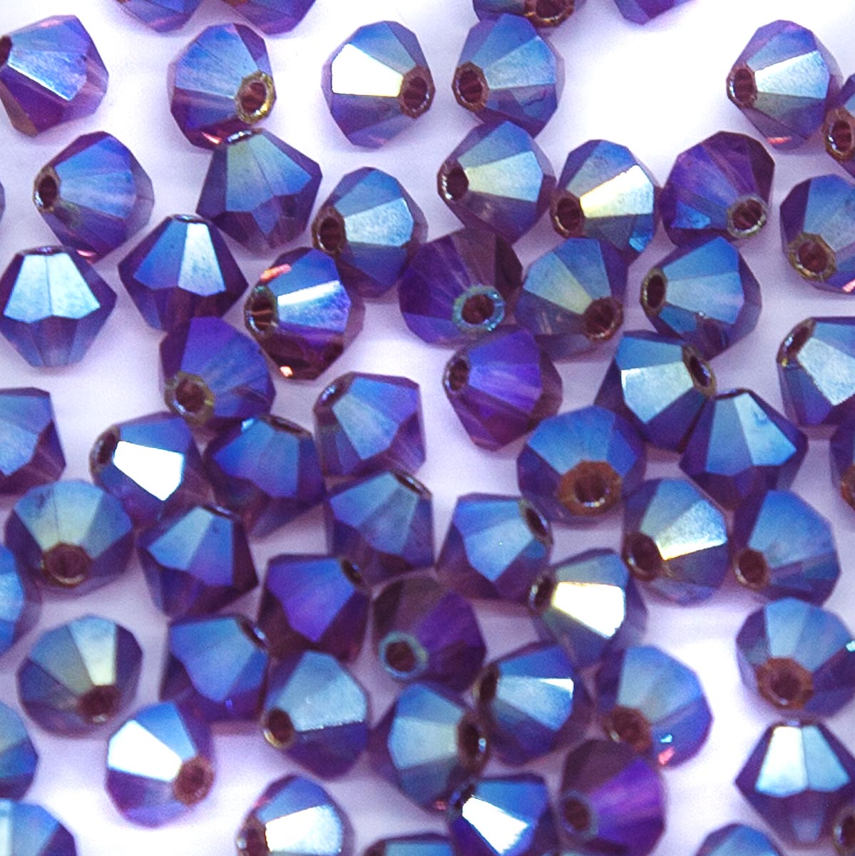 82CC598-F: Preciosa Crystal Dia Amethyst Ab2x 4mm-144PC