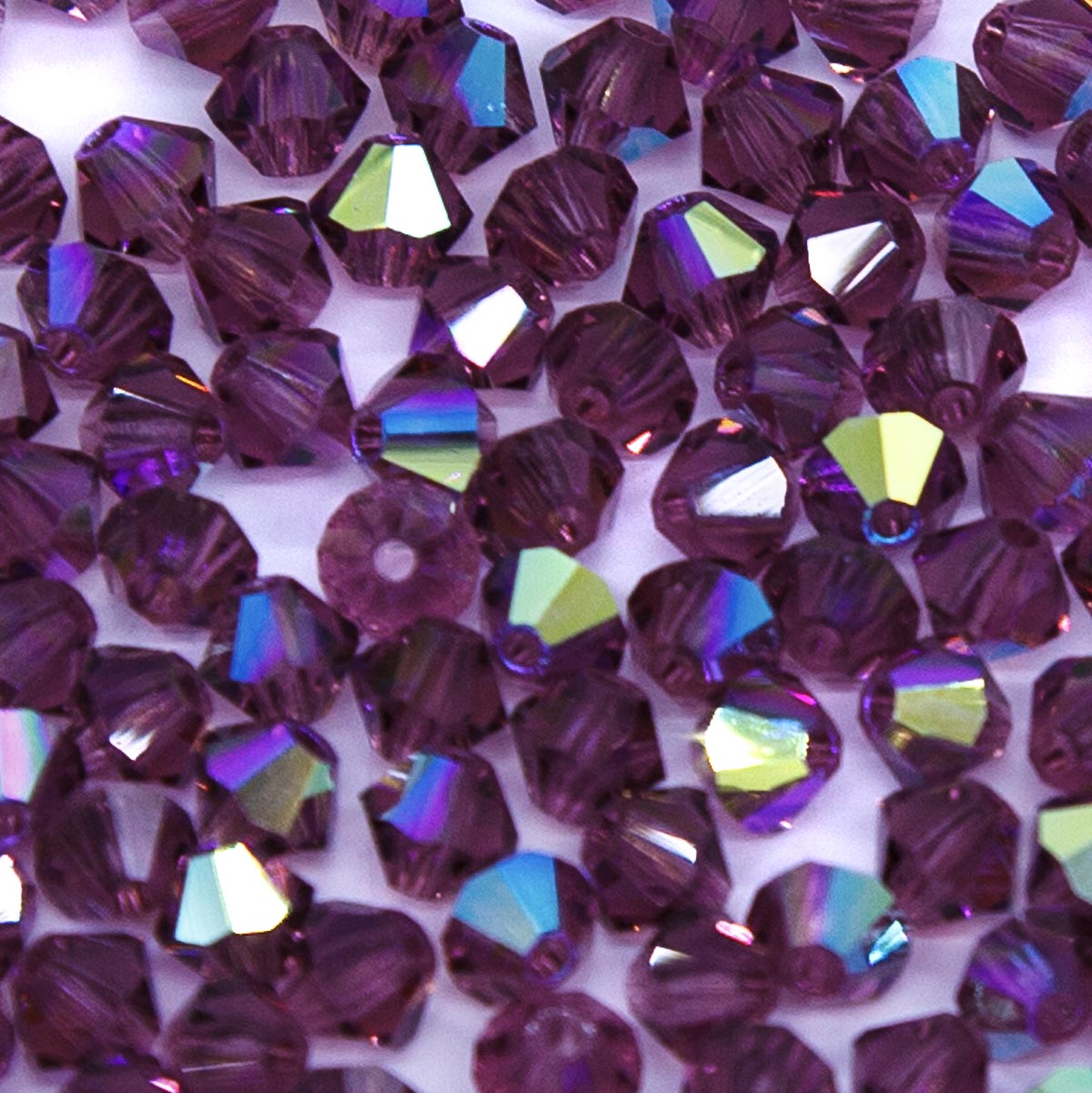 82CC598: Preciosa Crystal Dia Amethyst AB 4mm-144PC