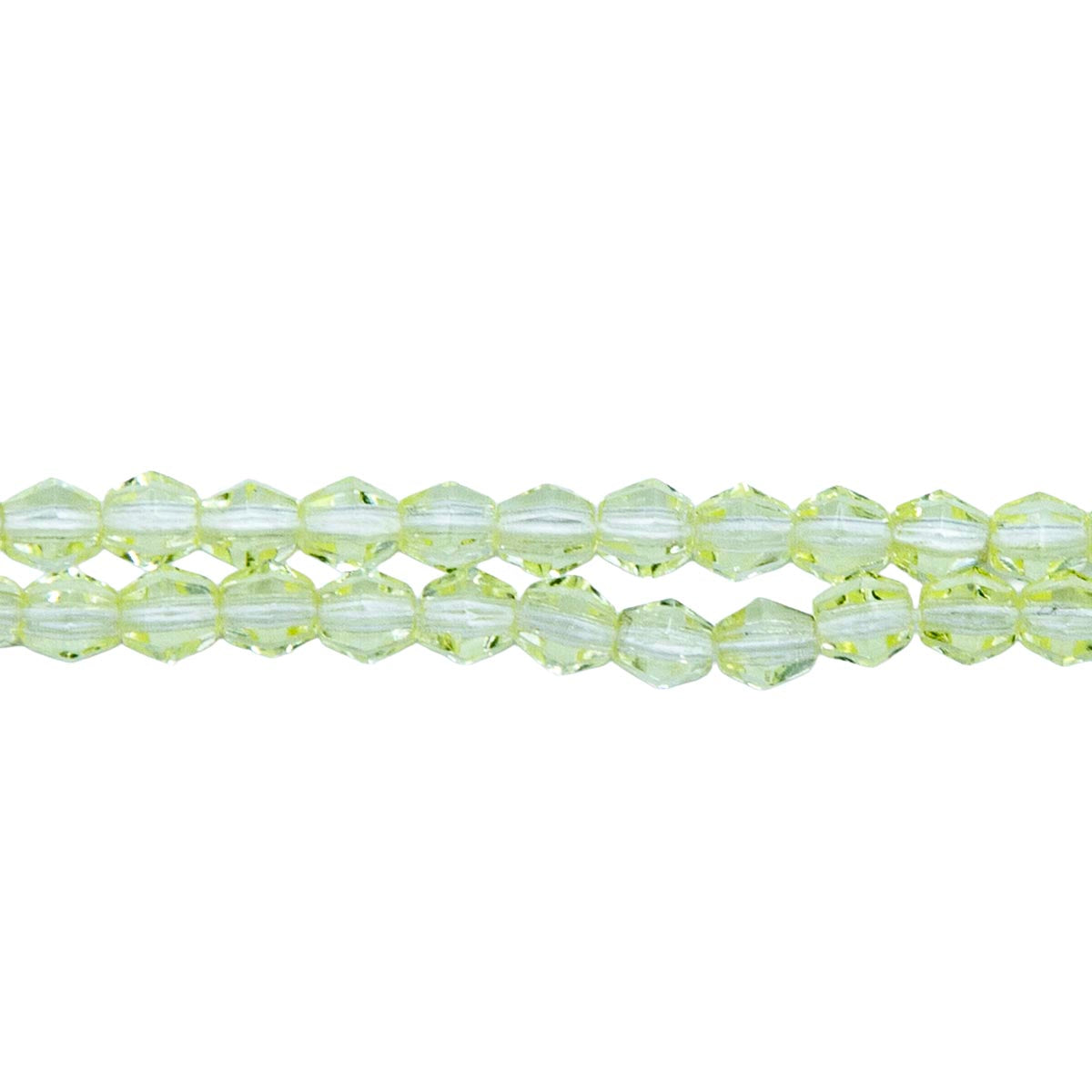 82FC222R: CZ Faceted Diamond Trans Jonquil 4mm-50PC