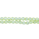 82FC222R: CZ Faceted Diamond Trans Jonquil 4mm-50PC