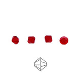 84CC242: Preciosa Crystal Dia Lt Siam 5mm-144PC