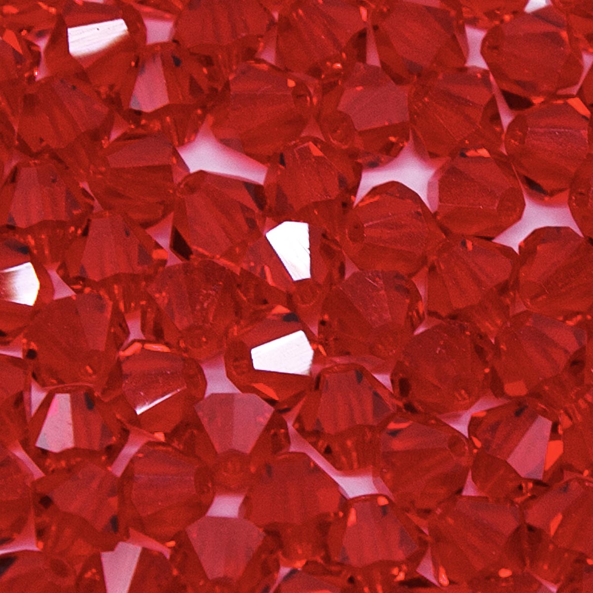 84CC242: Preciosa Crystal Dia Lt Siam 5mm-144PC