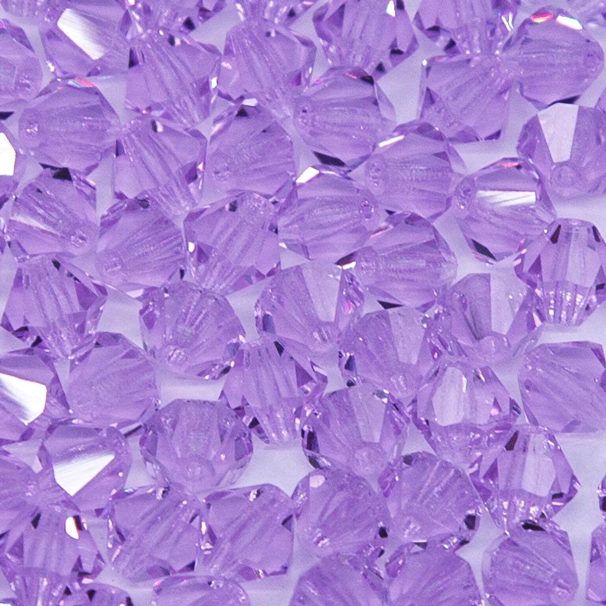 84CC295-V: Preciosa Crystal Dia Violet 5x5mm-144PC