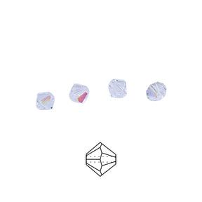 84CC512: Preciosa Crystal Dia Crystal AB 5x5mm-144PC