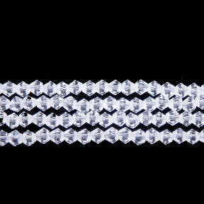 84CG212: 4mm Glass Faceted Bicone