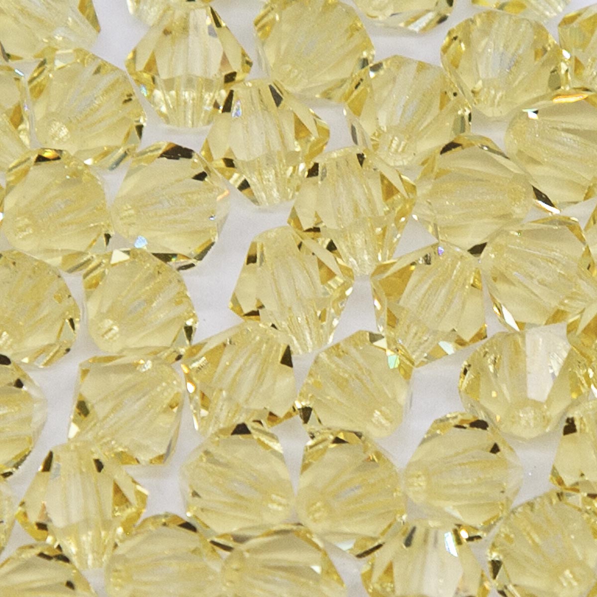 86CC222: Preciosa Crystal Dia Jonquil 6x6mm-72PC