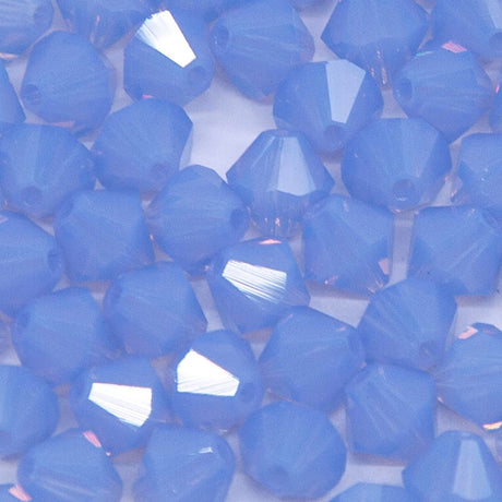 86CC270: Preciosa Crystal Dia Lt Sapphire Opal 6mm-72PC