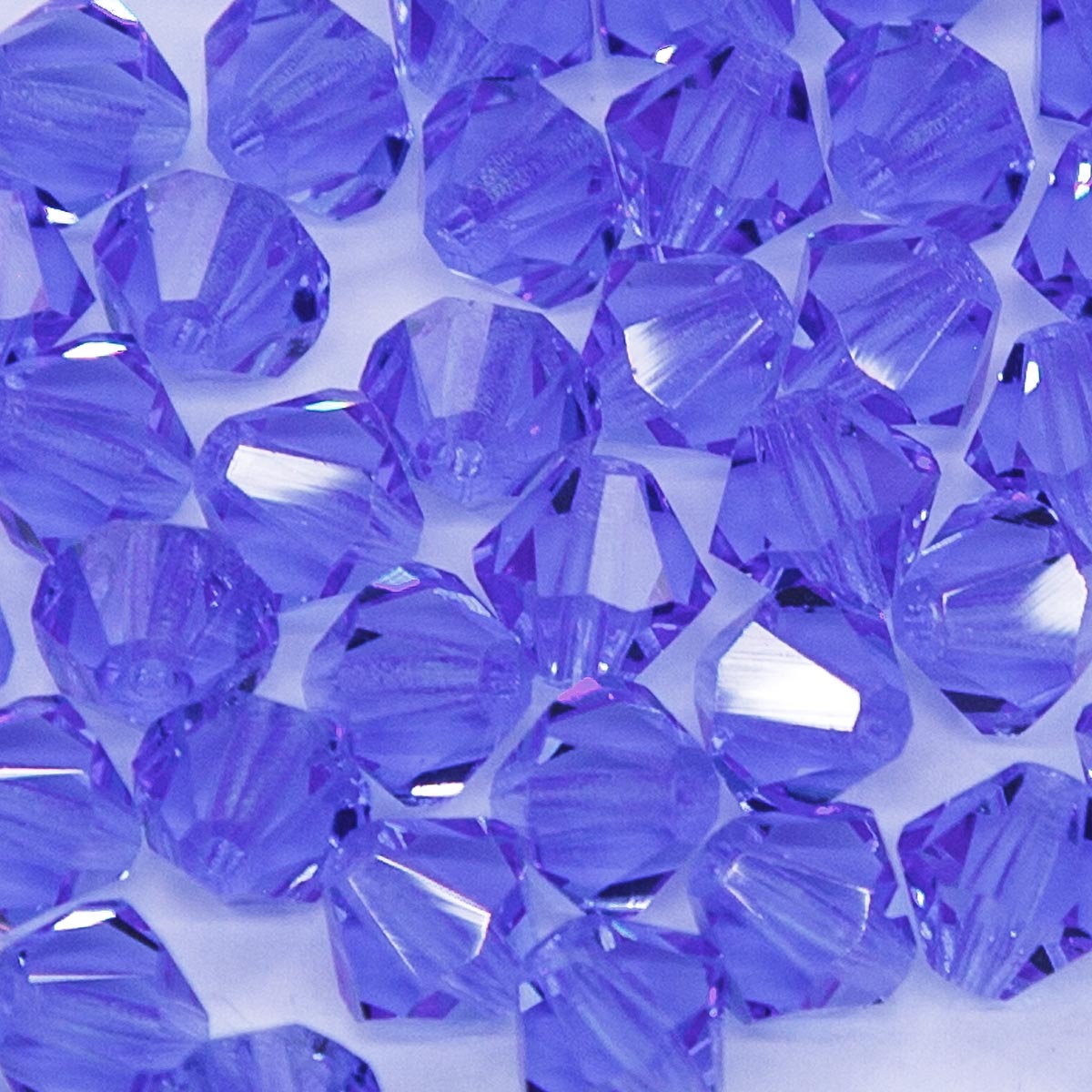 86CC274: Preciosa Crystal Dia Sapphire 6x6mm-72PC