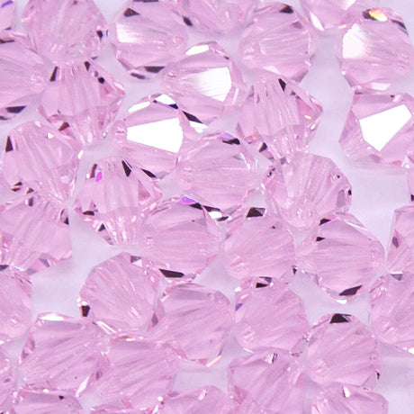 86CC293: Preciosa Crystal Dia Pink Sapphire 6mm-72PC