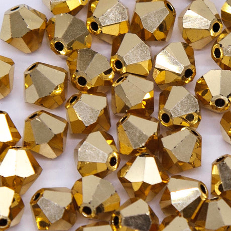 86CC854-FC: Preciosa Crystal Dia Aurum Full Coated 6mm-72PC