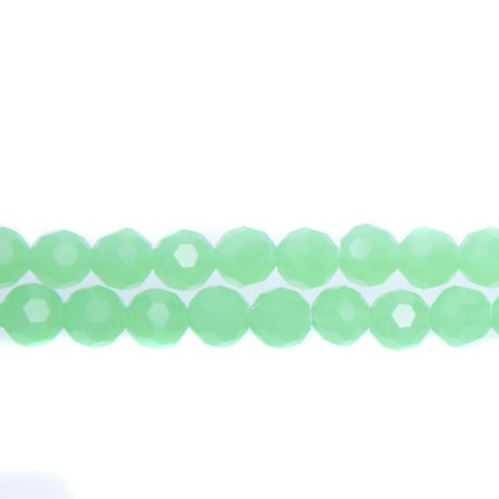 8CG280: 8mm Green Opal Quartz Round Beads 15.5"