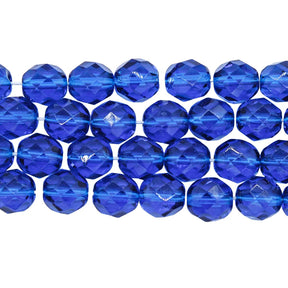 8FC268: CZ FACET RD TRANS Capri Blue 8mm-150PC