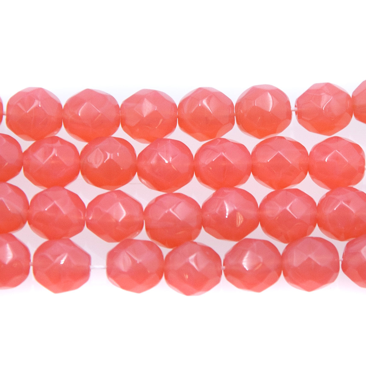 8FC290R: CZ FACET RD Opal Pink 8mm-25PC