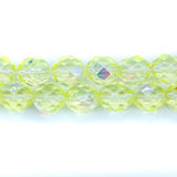 8FC522R: CZ FACET RD Jonquil AB 8mm-25PC