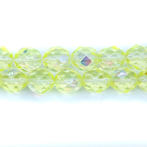 8FC522R: CZ FACET RD Jonquil AB 8mm-25PC