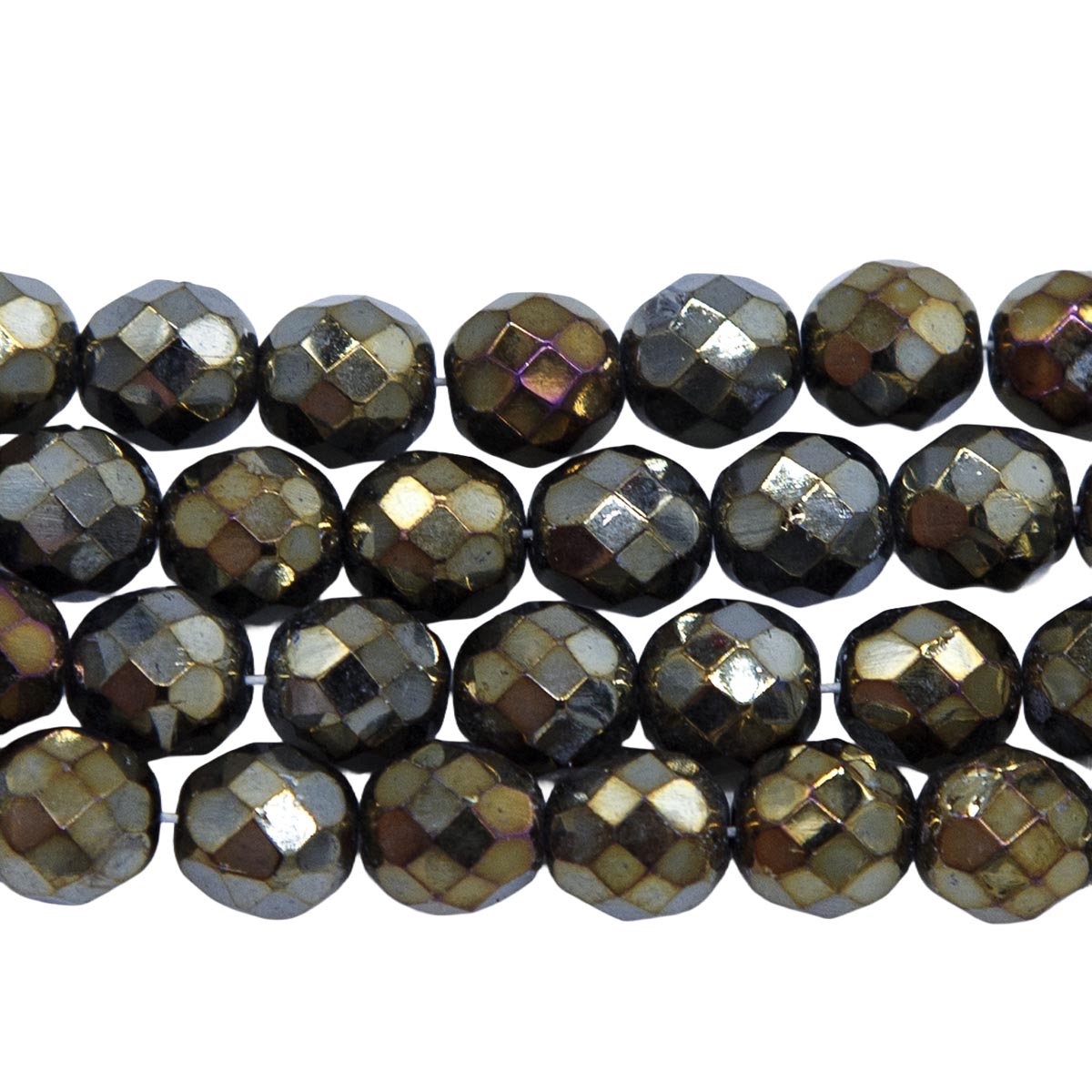 8FC558: CZ FC Round Brown Iris 8mm 150PC