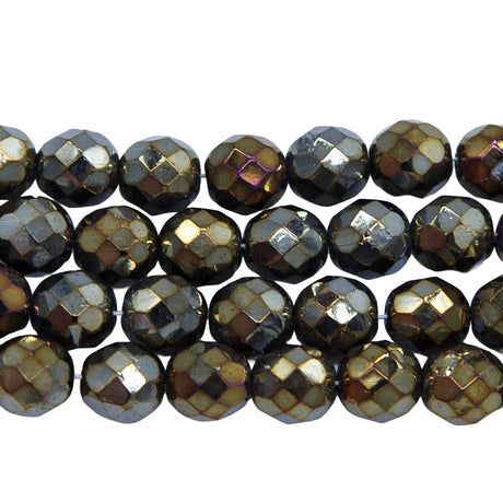 8FC558R: CZ FC Round Brown Iris 8mm 25PC
