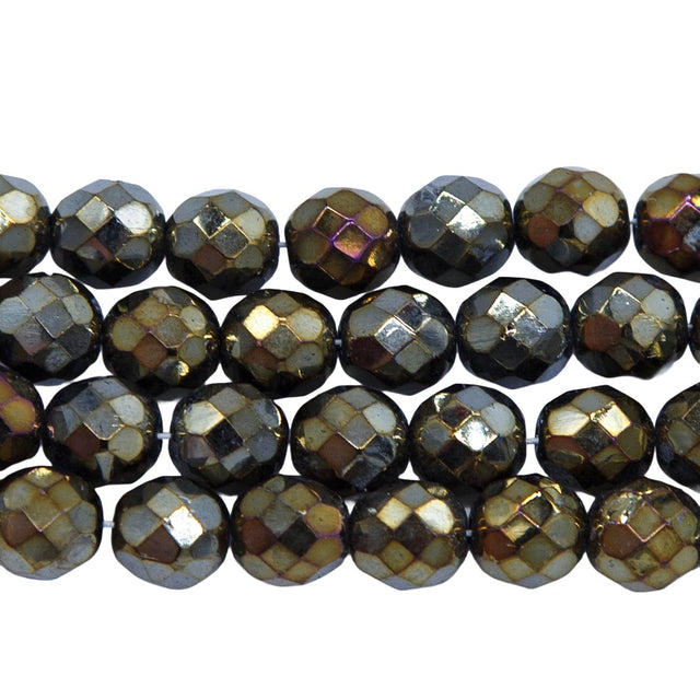 8FC558R: CZ FC Round Brown Iris 8mm 25PC