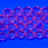 8FC592-C: CZ Rd FC Hot Pink Coated AB 8mm - 150PC