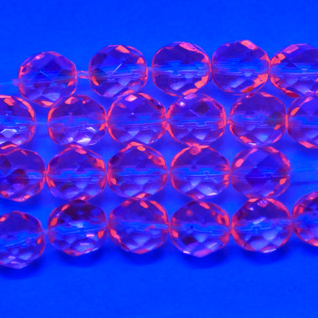 8FC592-C: CZ Rd FC Hot Pink Coated AB 8mm - 150PC