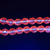 8FC592-C: CZ Rd FC Hot Pink Coated AB 8mm - 150PC