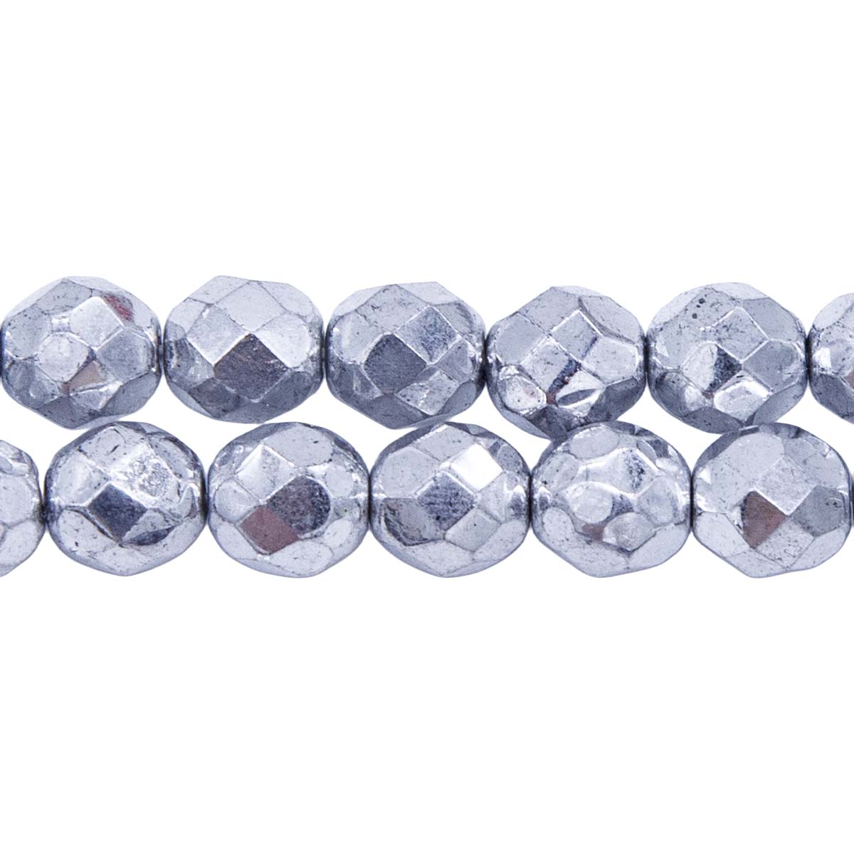 8FC815-F: CZ FACET RD Full Coated Silver 8mm-150PC